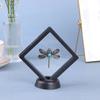 9*9*2Cm Black Pe Film Hanging Jewelry Display Suspension Box Ring Elastic Film