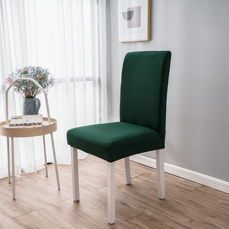 Solid Color Chair Cover Spandex Stretch Slipcovers Chair Chair Covers For Kitchen Dining Room Kitchen Wedding Banquet
