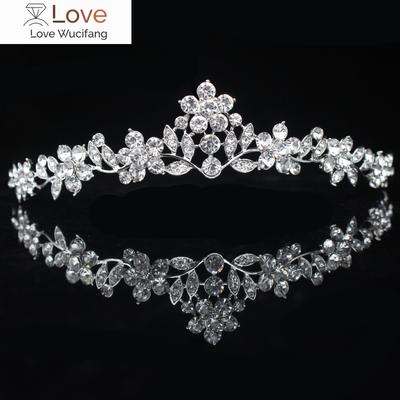 8 Dizajnov Kryštálová Svadobná Nevestná Tiarra Korunka Pre Ženy Plesová Čelenka do Vlasov Svadobné Nevestné Vlasové Šperky Doplnky