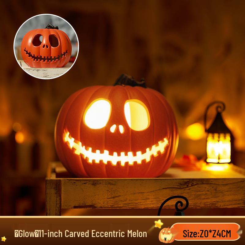 Large Luminous Pumpkin Lantern for Halloween Outdoor Theme Decorations