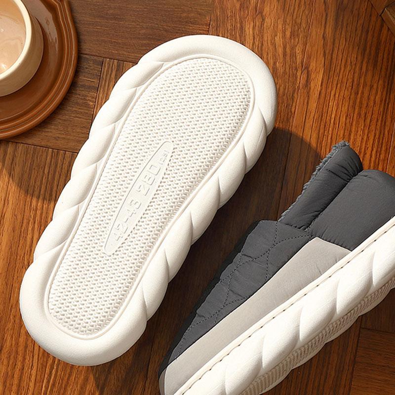 Order A Size Up Men Shoes Fur Women Slippers Winter House Shoes For Women Indoor Plush Warm Women Shoes Casual Home Shoes For Men