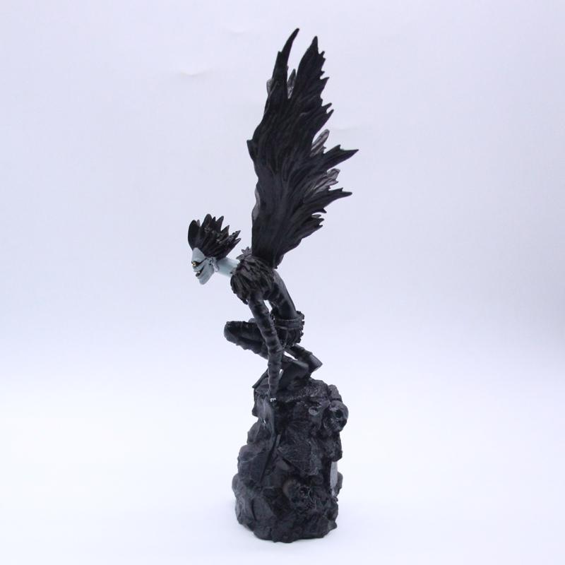 26cm Anime Death Note Official Movie Guide L Killer Ryuuku Ryuk with Skull Base PVC Action Figures Toys