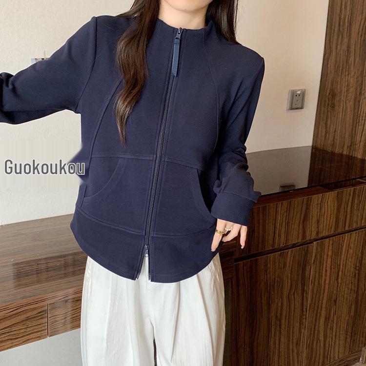 Plus Size Women s Fashion Double Zipper Warm Casual Outerwear 2XL