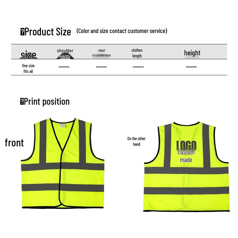 Daoming Transportation Safety Vest - Anti-Static, Flame Retardant, Reflective Children's Vest