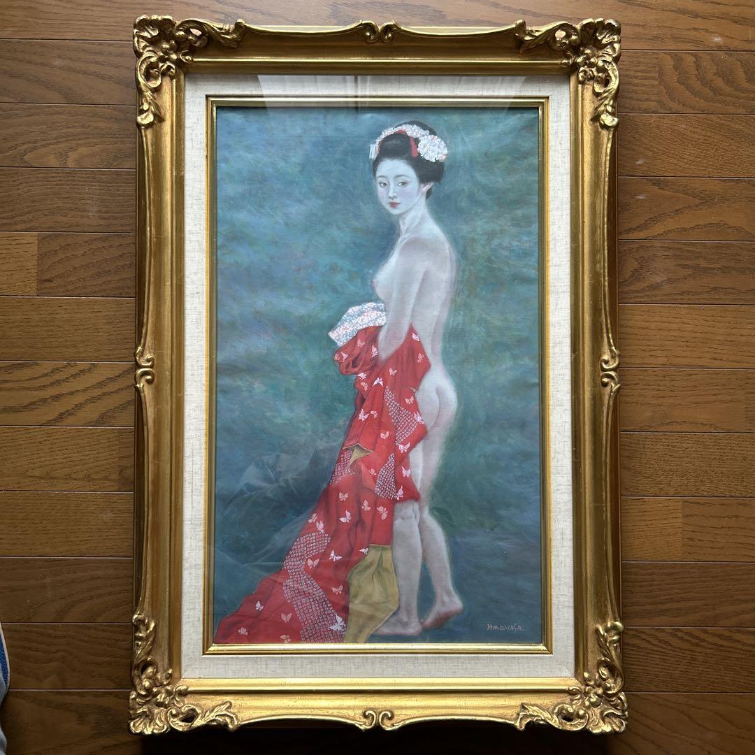 

[USED] Oil painting of nude maiko, Hiromasa Iwata, Swaying