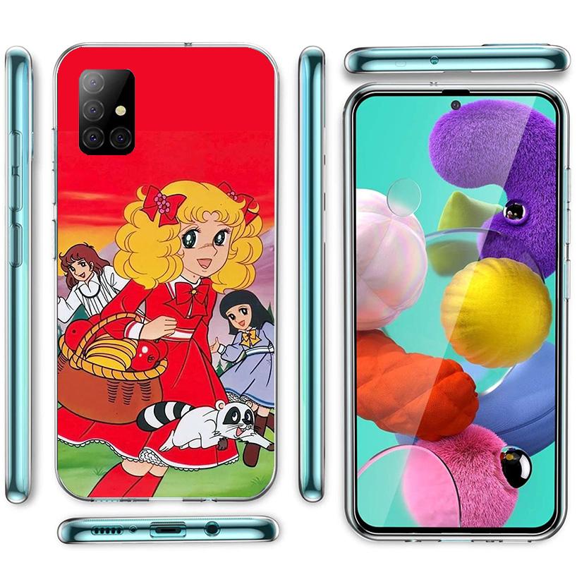 Candy 90s Anime Phone Case For Samsung Galaxy A52 A32 A22 A12 A51 A31 A50S A30S A20S A10S Note 20 Ultra 10 Plus S10 A72 A71 Gala