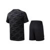Anta Soccer Style Sports Fitness Running Professional Indoor Training Breathable Comfortable Lightweight V-Neck Basketball Set 952621209-2