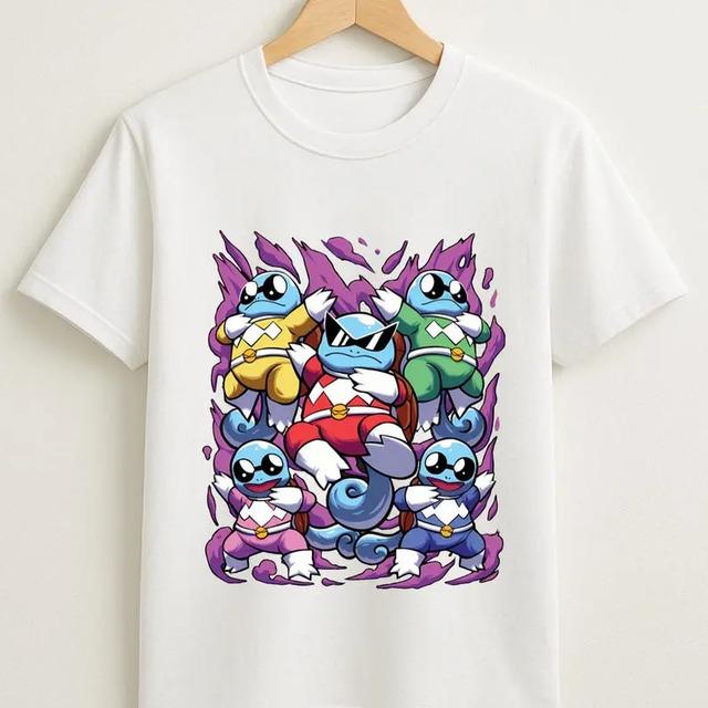 Camiseta Unisex Squirtle Squad Pokemon Para Ninos Y Adultos XXXL