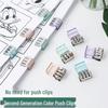 Newcomer Offer: Candy Color Anti-Curling Push-Pull Clip for Test Paper