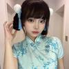 Cloth Chun-Li Hair Bun Clip Barrettes Chinese Style Hairpin  Cheongsam Headwear