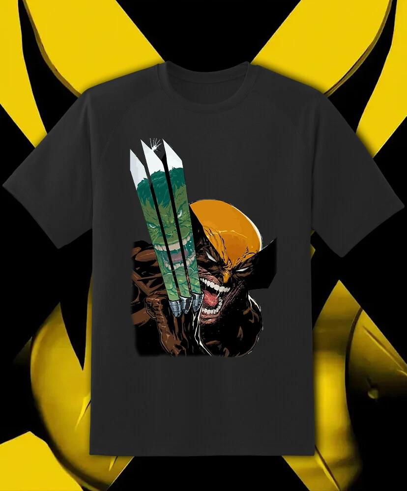 Wolverine Marvel BP Retro 100% Cotton T-shirt Mens Tees Top Fast Ship! XL