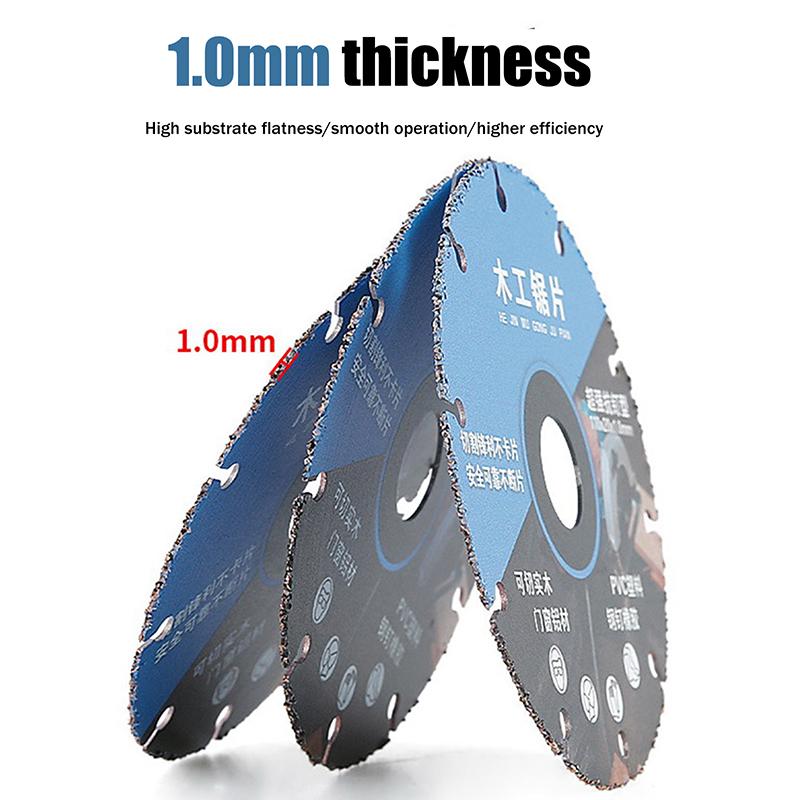 1/2/3/4Pcs Woodworking Special Saw Blade Brazed Multipurpose Woodworking Circular Cutting Blade Wood Steel Nail Aluminum Pvc