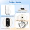Portable Mini Humidifier for Car Travel Small Cool Mist Humidifier USB Rechargeable Personal Desktop Humidifier for Office 250ML