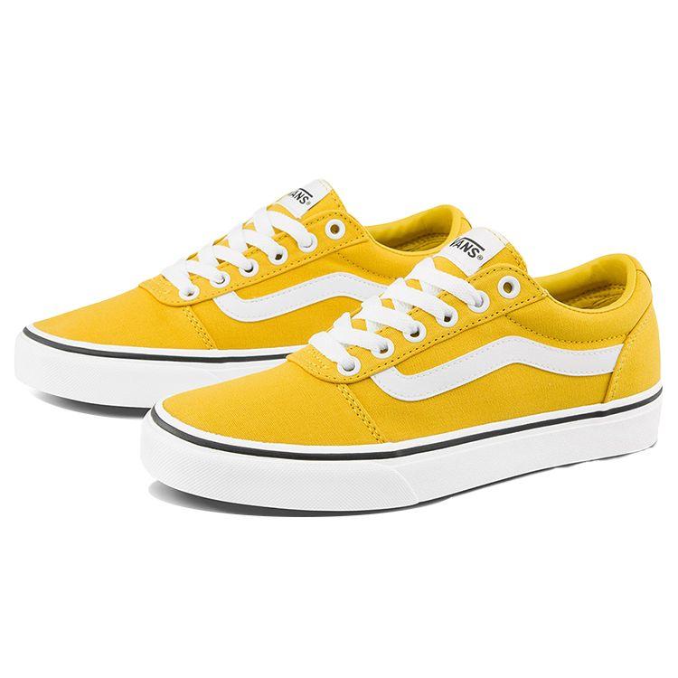 Vans Old Skool Bequeme Lässige Stoßdämpfung Langlebig Leicht Atmungsaktiv Low Top Skateschuhe Damen Sneaker Ingwergelb VN0A3IUN3Q5
