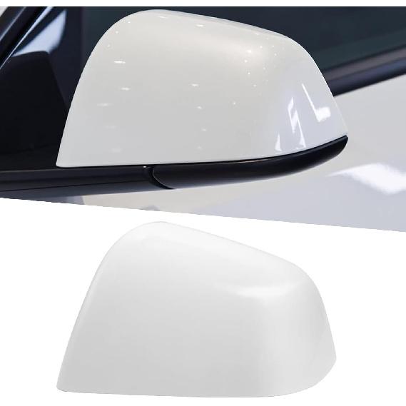 

Side Mirror Cover Replacement for Tesla Model Y 2020 2021 2022 2023 2024 Outside Rearview Mirror Cap Exterior Accessories (1 PC Right Passenger Side жемчужина белый