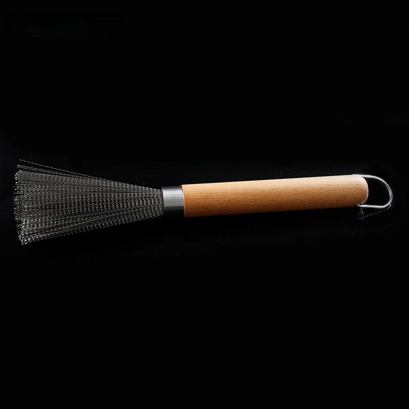 304 Stainless Steel Pot Brush Stir-fry Pot Cleaning Brush Steel Wire Brush Does Not Hurt The Pot Artifact Cleaning Supplies