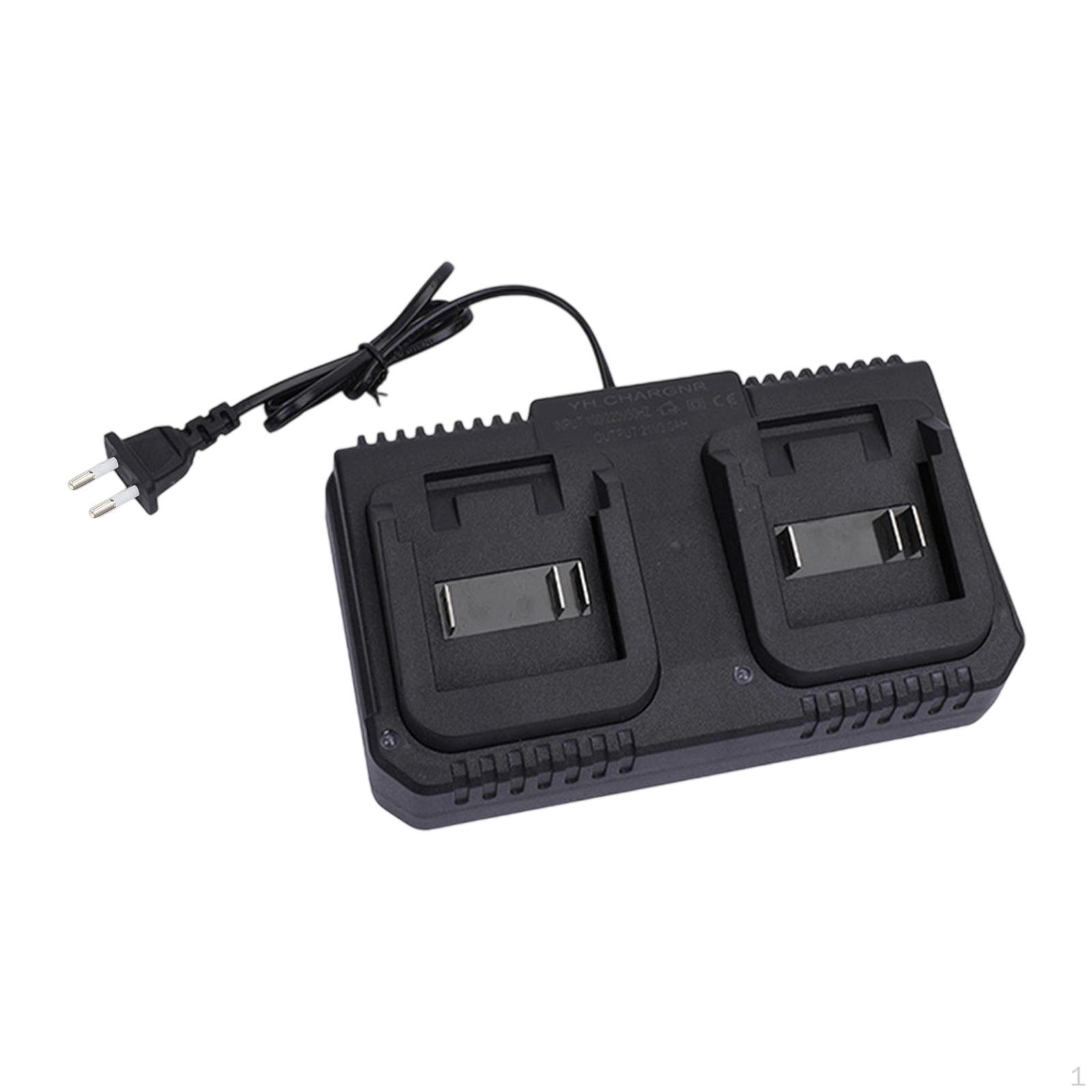 

Зарядное устройство для литиевых аккумуляторов 21 В, быстрая зарядка для ударных гайковертов, гаечных ключей, 1,2 А 0.6A