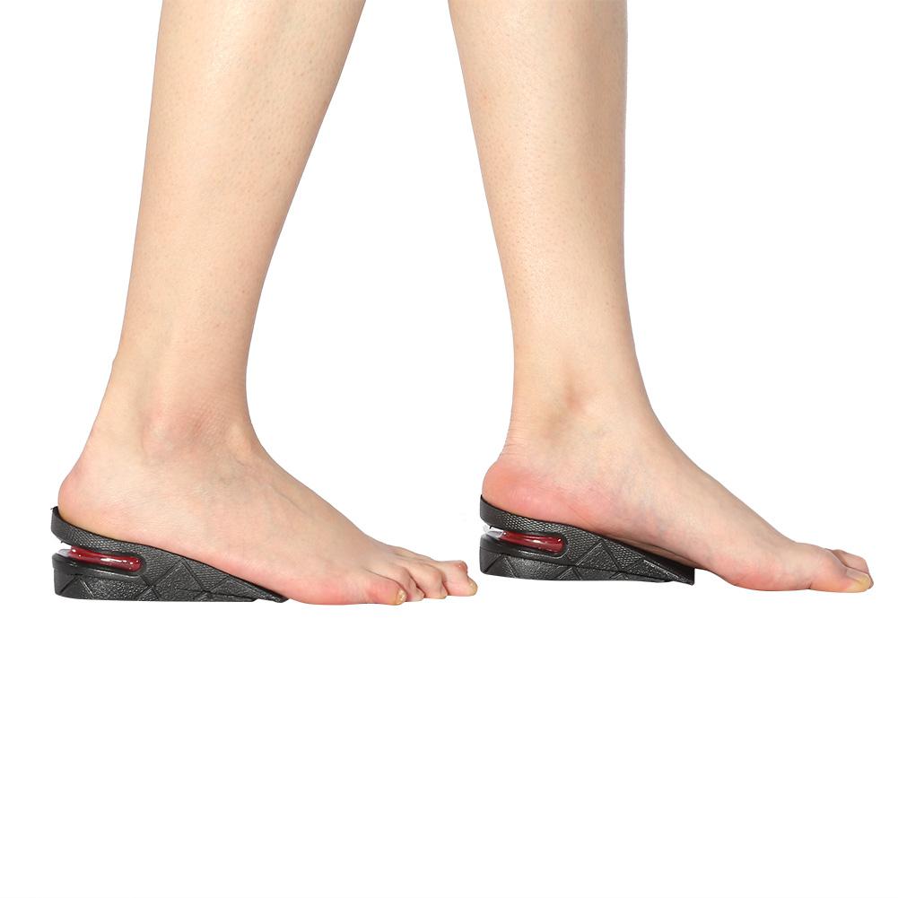 1 Pair Men Women Half Lift Height Increase Insoles 5cm Invisible Shoes Heel Taller Pads