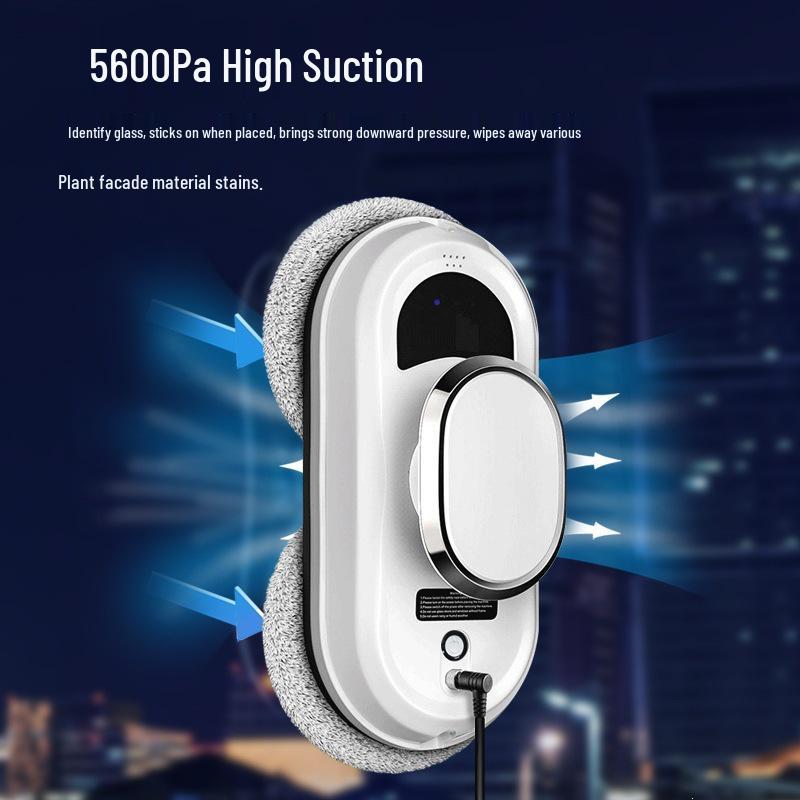 Automatic Window Cleaning Robot with Long Battery Life and Strong Suction