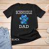Schnoodle Dad Dog T-Shirt Paw Print Dog Dad Unisex T-shirt