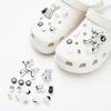 Cute Resin Starfish & Shell Croc Shoe Buckles with High-End Flower Accessories