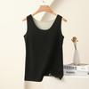 Women's AB Side Double Fleece Round Neck Thermal Tank Top Slim Base Layer Vest M-2XL