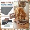 Tapete de Silicone à Prova de Vazamentos para Pet com Bordas Elevadas.
