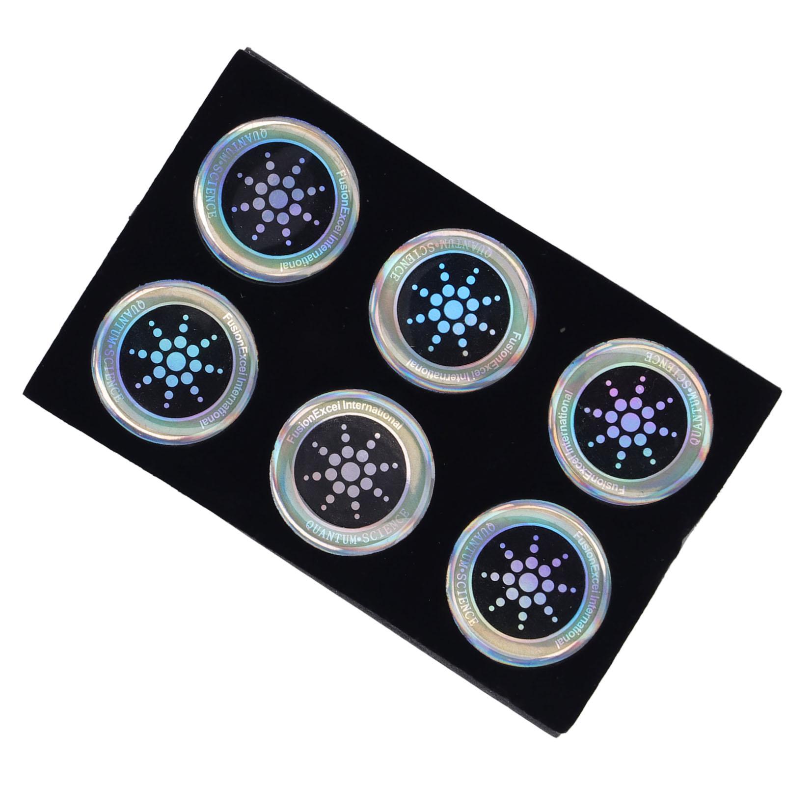 6 STuks Stralings Stickers Negatieve Ion Stralingsbestendig Pleister voor Elektronische Apparatuur