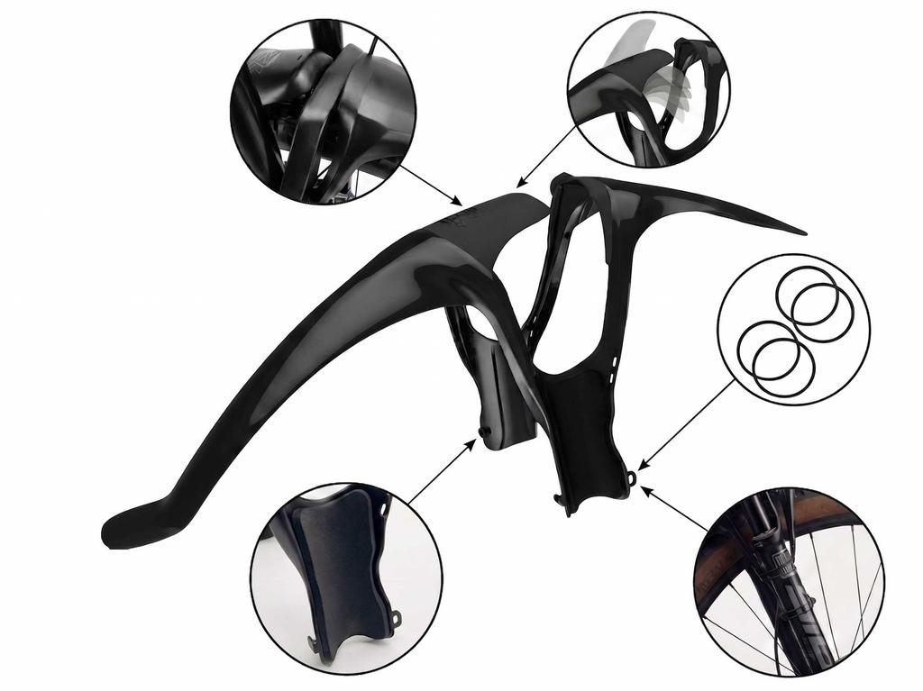 Crud Xlf Front Bicycle Mudguard Enduro Mtb Quick Release