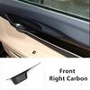 Pair ABS Car Interior Front Door Handle Clip Cover For BMW 7 Series F01 09-15
