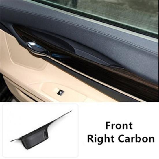 Pair ABS Car Interior Front Door Handle Clip Cover For BMW 7 Series F01 09-15