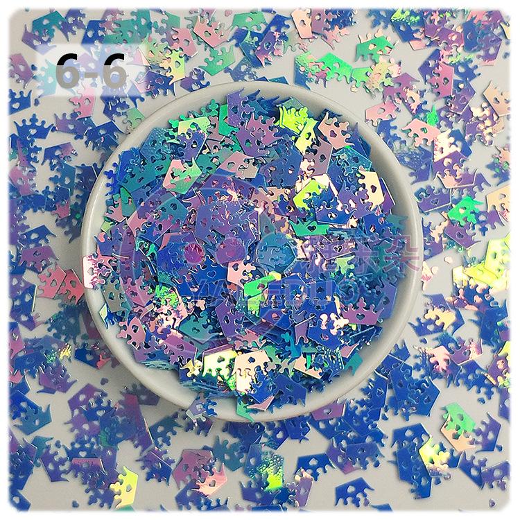 Yaleduo Crown PVC Sequin Carnival Costume Headwear Accessories