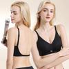 Ice silk seamless underwear beauty back beauty chest nano breathable quick-drying bra big chest small thin jelly soft lift