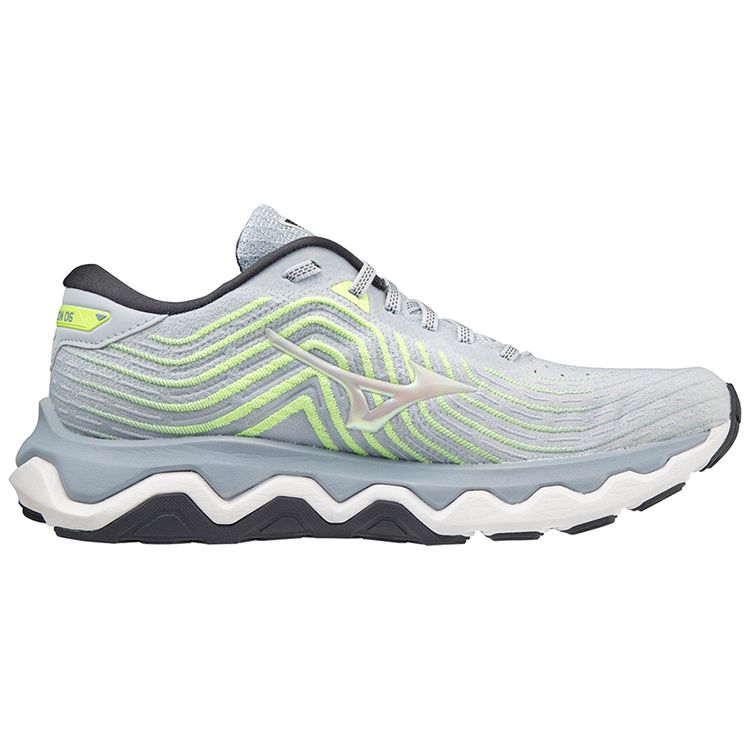 Mizuno Wave Horizon 6 Low-Top Running Shoes Women Sneaker Gray J1GD222601