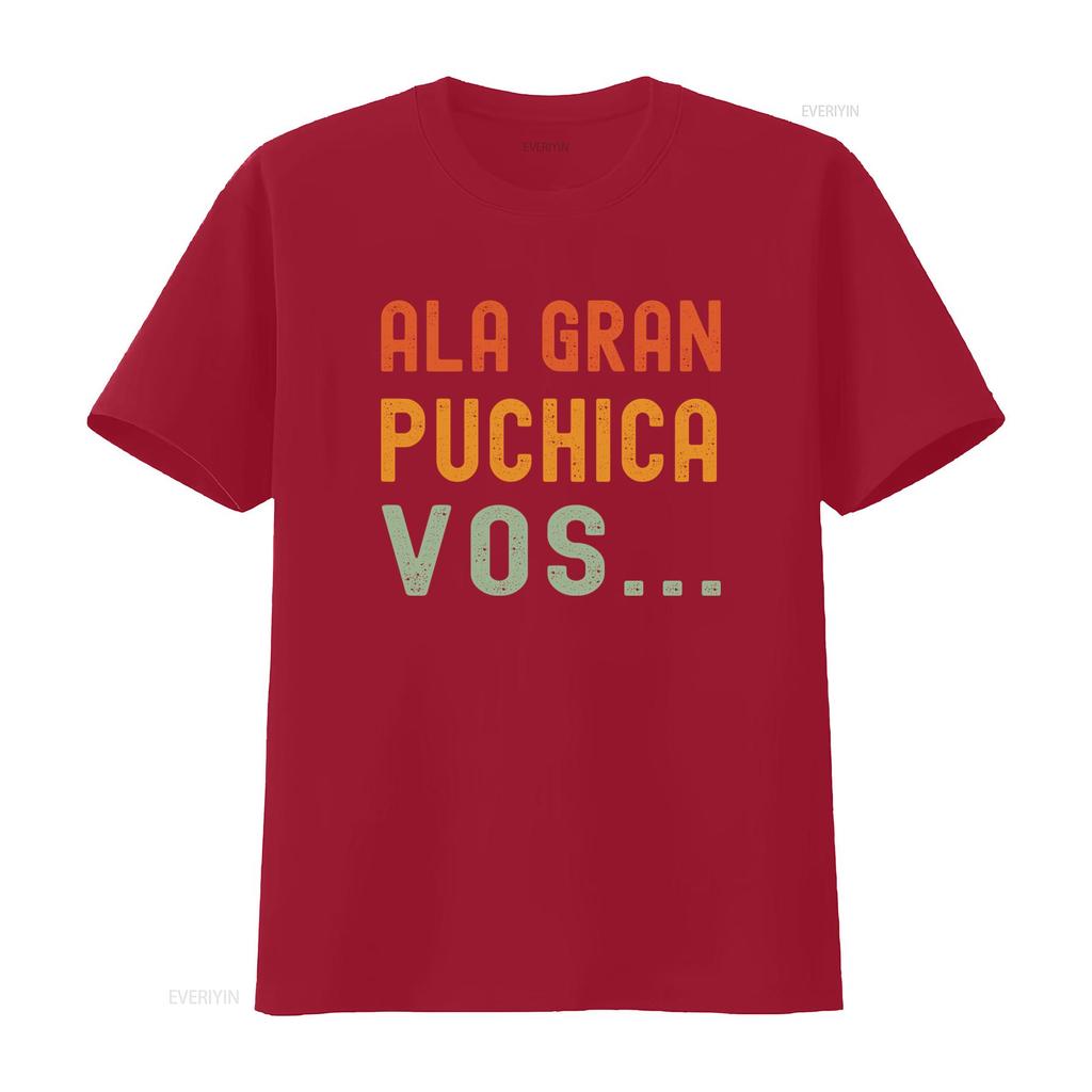 Ala Gran Puchica Vos T Shirt Stylish Guatemalan Guatemala Chapin Slang Print Vintage Washed Designer Clothes Comfortable