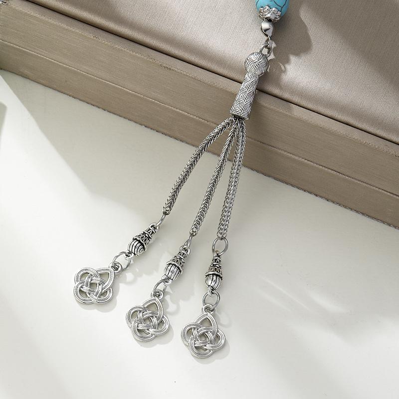 Xiaomi Muslimische Rosenkranzperlen Eid von Ramadan Geschenk Türkei Herrenarmband Arabische Islamische Gebetsperlen 10mm 33 Perlen Naturstein Handgefertigter Schmuck