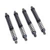 4Pcs 1Celsius10 Model Car Dual Spring Shock Damper Alloy 1Celsius10 RC Dampers with 8 Spare Springs 120mm