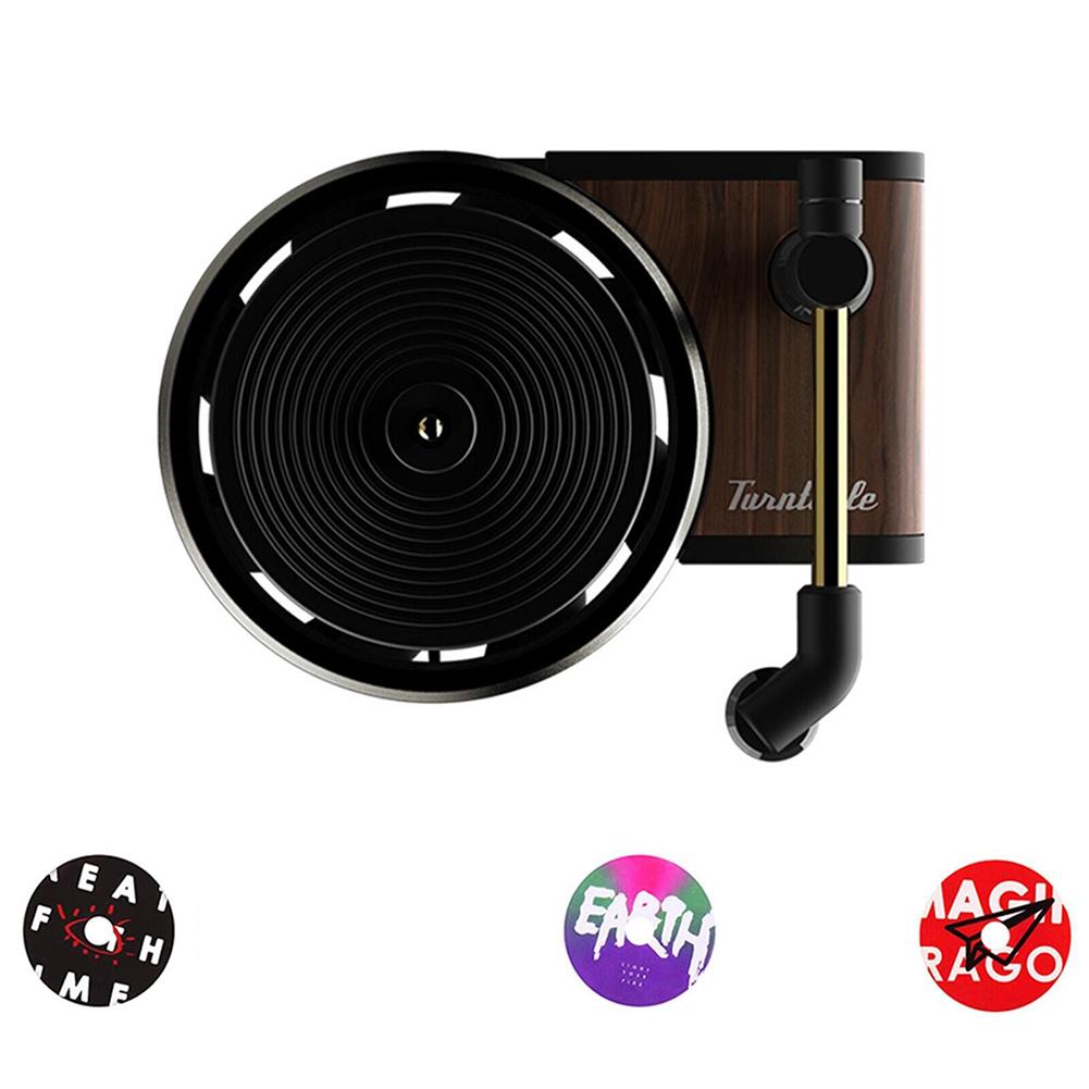 Creative Air Vent Outlet Aromatherapy Clip Spin Phonograph Car Perfume Air Freshener Deodorant Auto Decoration Accessories