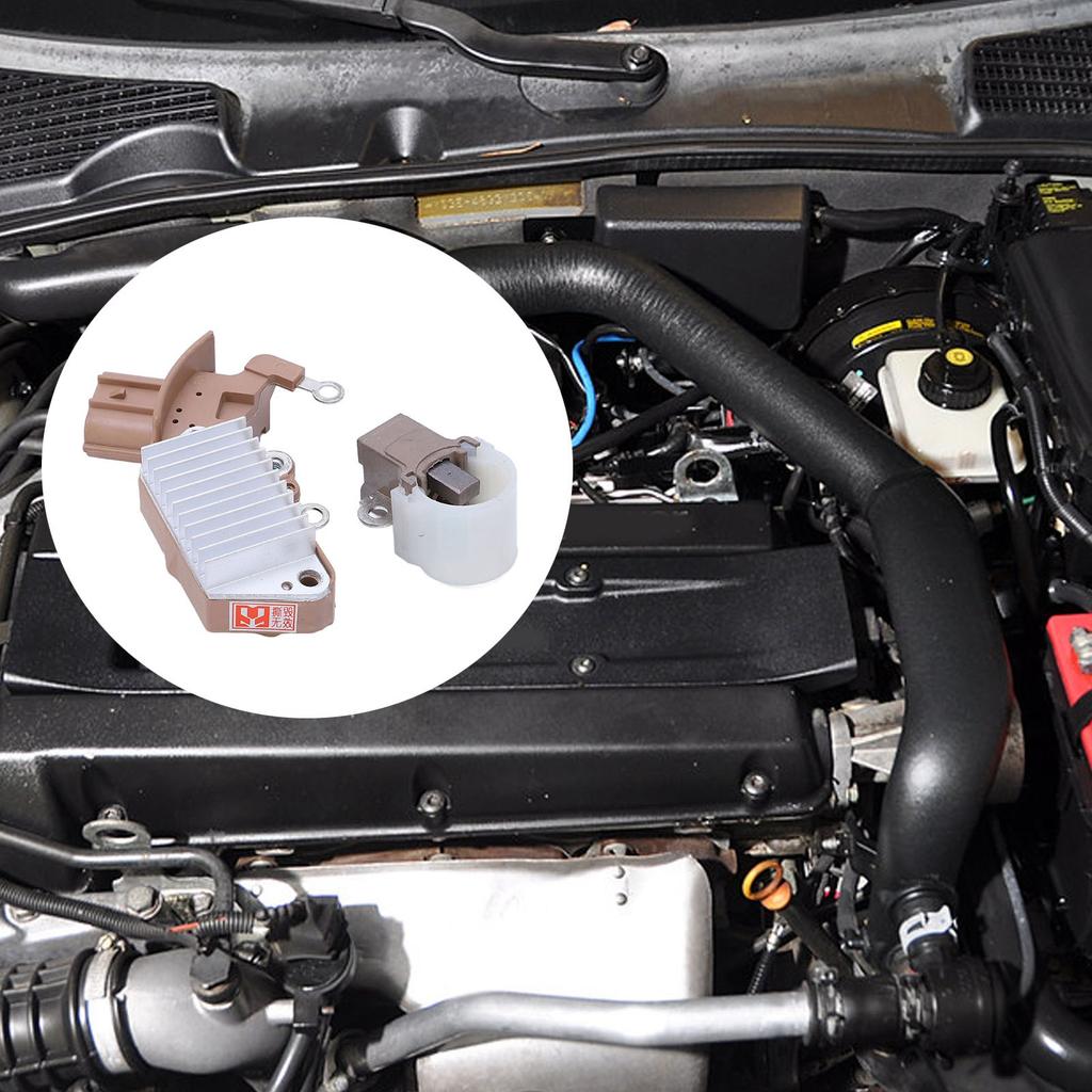 Alternator Voltage Regulator with Brush Holder 1260001810 Replacement for Camry Supra