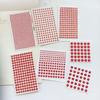 Sticker Beautiful Acrylic Red 3-4-5-6-8mm Double-sided Tape Bottom Decorative Face Sticker Single Round Diamond Beauty Mole