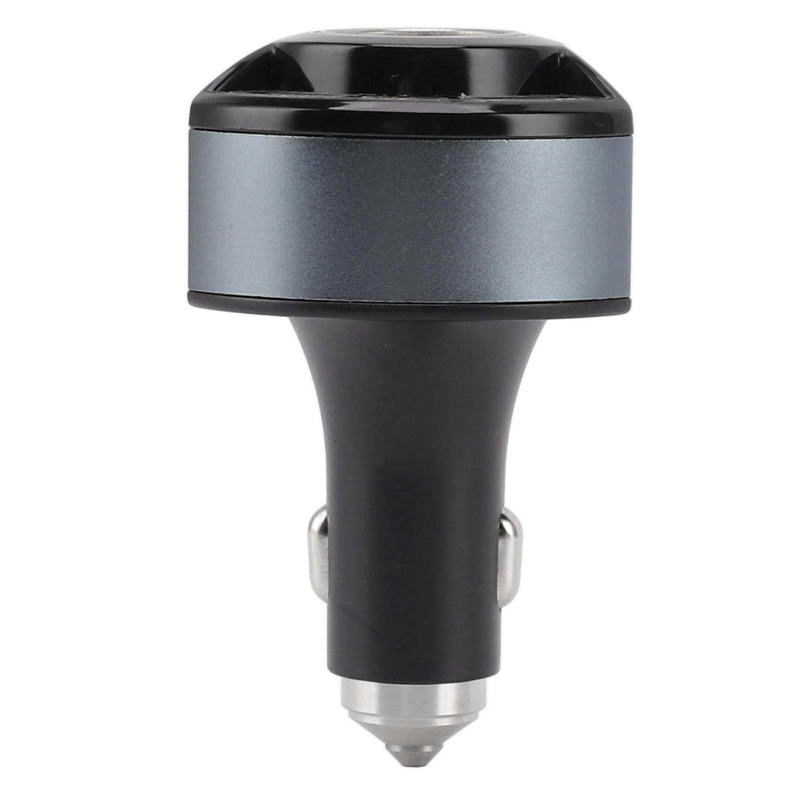 

Автомобильное зарядное устройство, черное, быстрая зарядка, технология QC3.0, многофункциональный порт 2,4 А, портативный, безопасный, надежный