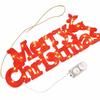 New Merry Christmas LED Letter Sign 3D with Hanging Rope Fairy Light String Xmas Garland String Home Decor
