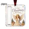 Reusable Christmas Tree Decor Cash Gift Ornament, Clear Acrylic Money Holder, Holiday Xmas Unique Stocking Stuffer for Hanging Decoration, Funny Ways