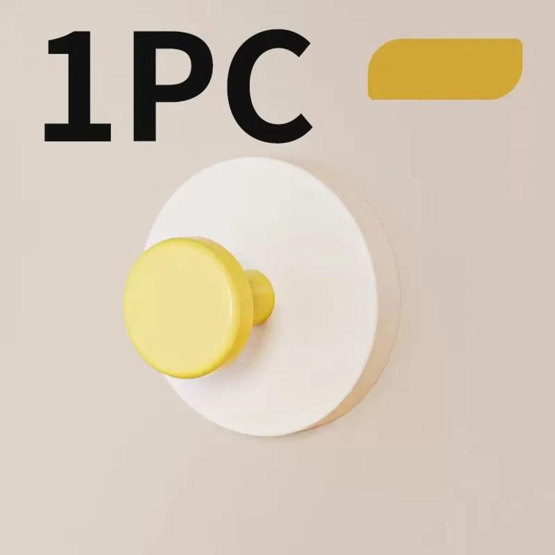 Colorful Strong Suction Cup Hook, No Punching Bathroom Kitchen Hook - Movable, Suitable for Keys, Towels, Bags, Dolls