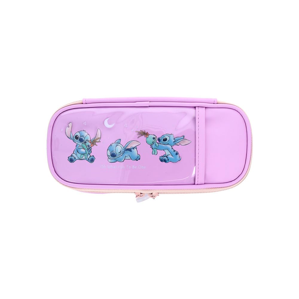 Stationery Stitch Disney Goods Pencil Large Capacity Box Pencil S1429744 Sun-Star Case, Case, Stitch,