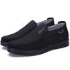 Size 50 Men Breathable Shoes Fashion Light Old Beijing Cloth Men's Slip on Flat Canvas Shoes Work Zapatillas Hombre