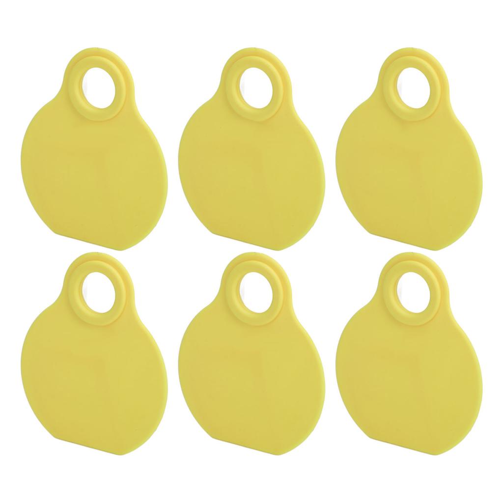 50pcs Livestock Neck Tags TPU High Durability Flexibility QR Code Blank ID Tag for Cattle Ranch Management