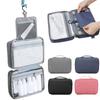 Travel Waterproof Folding Dry and Wet Separation Toiletry Bag Cosmetic Storage Bag Wet Dry Separated Bag Travel Toiletry Bag