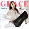 Fashion Ladies Classic High Quality Heels Ladies 2025 Spring and Summer Fashion Elegant Pump Shallow Mouth Simple StyleZapatos De Mujer