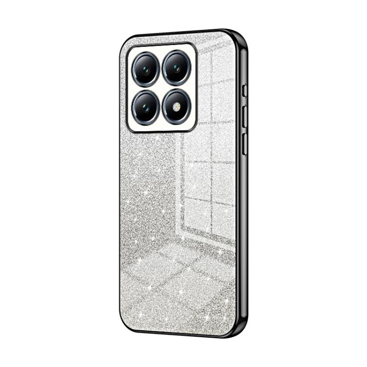 Gradient Glitter Powder Electroplated Phone Case